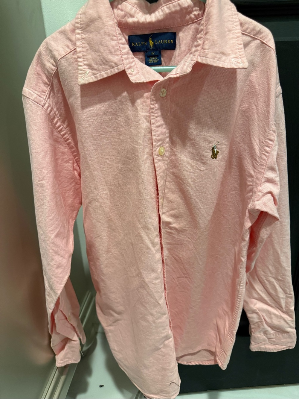 Boys Polo Oxford shirt sz 12